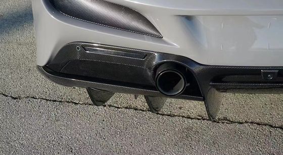 Συσκευές αυτοκινήτων για Ferrari F8 Carbon Fiber Body Kit F8 Upgrade Novi Style Diffuser Carbon Fiber Diffuser