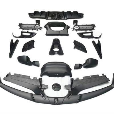 Για την Ferrari 488 Carbon Fiber Body Kit 488 Upgraded Capristo Style Carbon Fiber Front Lip Diffuser Σπόιλερ