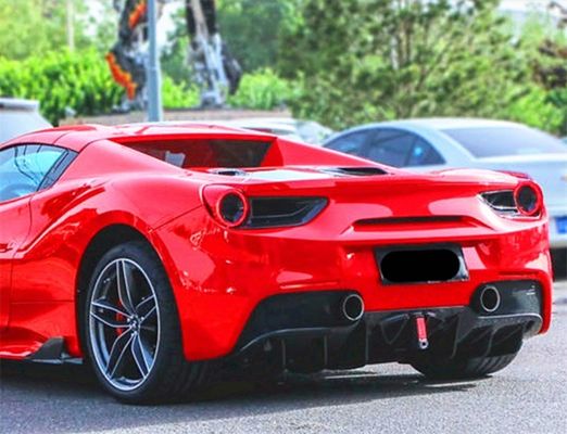 Για την Ferrari 488 Carbon Fiber Body Kit 488 Upgraded Capristo Style Carbon Fiber Front Lip Diffuser Σπόιλερ