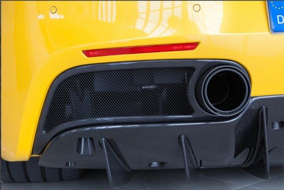 Για την Ferrari 488 Carbon Fiber Body Kit 488 Upgraded Capristo Style Carbon Fiber Front Lip Diffuser Σπόιλερ