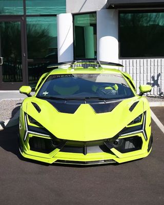 Lamborghini Revuelto Προσαρμοσμένα κιτ σώματος Καρβονικές ίνες DUKE Style Προσαρμοσμένος εμπρόσθιος διαχέτης