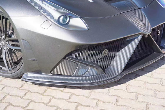 Για τη Ferrari F12 ξηρό υλικό από ανθρακονήματα F12 αναβαθμισμένο στυλ MSY μπροστινό και πίσω προφυλακτήρα Spoiler Hood