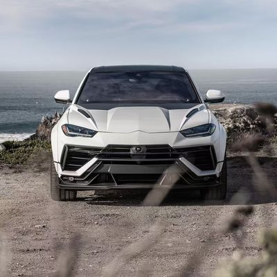 RT Κουτί υλικού άνθρακα για URUS SUV Lamborghini Μπροστά χείλη διαχέα τροχιάς άξονας πλατύσωμα
