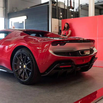 296GTB Ferrari Body Kit 296GTB OEM Carbon Fiber Universal Front Diffuser Σπόιλερ Κουτί