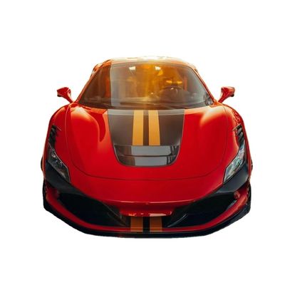 240 X 80 X 50mm Ferrari Body Kit Κλειδί Στυλ Μπροστά Σπλιττερ Διαχέτης Φύλλα άνθρακα
