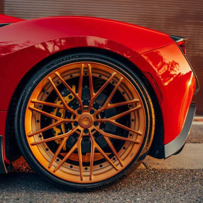 240 X 80 X 50mm Ferrari Body Kit Κλειδί Στυλ Μπροστά Σπλιττερ Διαχέτης Φύλλα άνθρακα