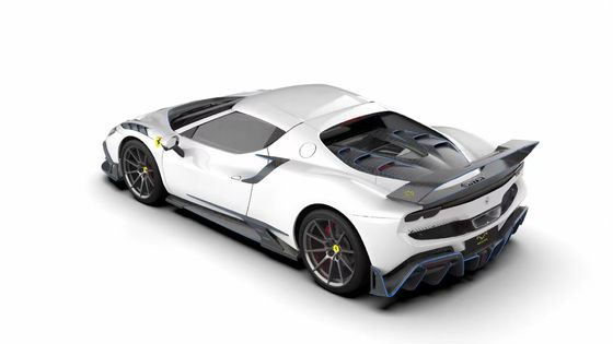 296GTB Ferrari Kit Car Body 2021 ξηρό ανθρακικό ίνες μπροστινό χείλος αυτοκίνητο μπροστινό προφυλακτήρα διάχυσης