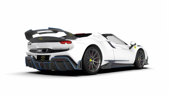 296GTB Ferrari Kit Car Body 2021 ξηρό ανθρακικό ίνες μπροστινό χείλος αυτοκίνητο μπροστινό προφυλακτήρα διάχυσης