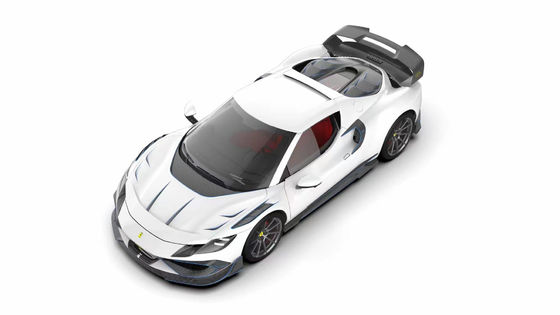 296GTB Ferrari Kit Car Body 2021 ξηρό ανθρακικό ίνες μπροστινό χείλος αυτοκίνητο μπροστινό προφυλακτήρα διάχυσης