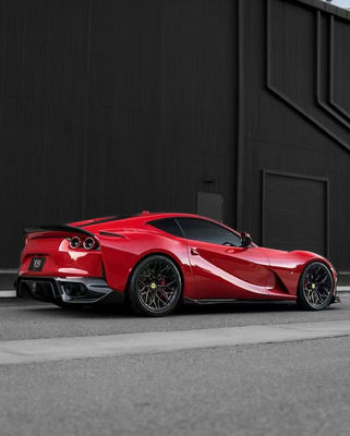 1016 Ferrari Body Kit 812 190mm Ανθρακονήγι εμπρός προφυλακτήρα διαχέτης Spoiler