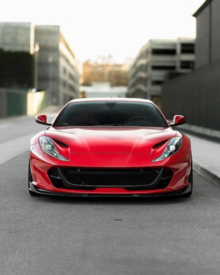 1016 Ferrari Body Kit 812 190mm Ανθρακονήγι εμπρός προφυλακτήρα διαχέτης Spoiler