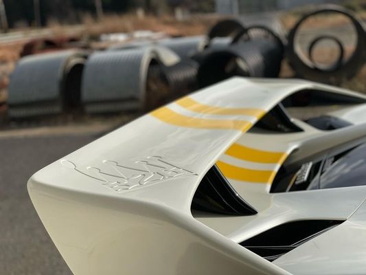 Καρβονιδιακή ίνα Widebody Ferrari 488pista Σπόιλερ Καρβονιδιακή ίνα Σπόιλερ Πτέρυγα