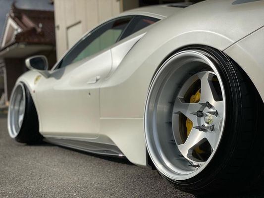 Καρβονιδιακή ίνα Widebody Ferrari 488pista Σπόιλερ Καρβονιδιακή ίνα Σπόιλερ Πτέρυγα