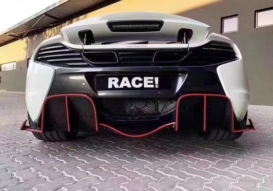 Πωλήστε σαν καυτά κέικ για το McLaren MP4-12C 625C 650S Carbon Fiber Body Kit Αναβαθμισμένο 675LT Style Side Skirt Rear Diffuser