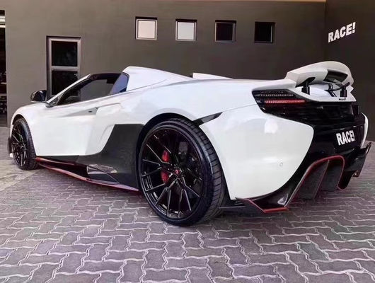 Πωλήστε σαν καυτά κέικ για το McLaren MP4-12C 625C 650S Carbon Fiber Body Kit Αναβαθμισμένο 675LT Style Side Skirt Rear Diffuser