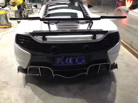 Πωλήστε σαν καυτά κέικ για το McLaren MP4-12C 625C 650S Carbon Fiber Body Kit Αναβαθμισμένο 675LT Style Side Skirt Rear Diffuser