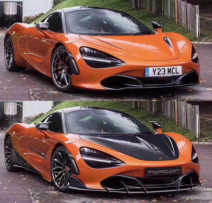 Κιτ σώματος από ανθρακικές ίνες για McLaren 720S 720 Upgraded TOPCAR Style Μπροστό φτυάρι πίσω διάχυση