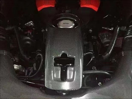 488 Ferrari Body Kit ξηρό κάλυμμα κινητήρα από ανθρακονήματα OEM