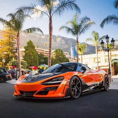 Ξηρή ανθρακική ίνα για McLaren 720s Carbon Fiber Body Kit 720s Αναβαθμισμένο στυλ MSY μπροστινό και πίσω προφυλακτήρα Spoiler Hood