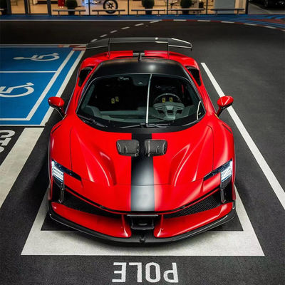 SF90FXX Φεράρι SF90 Σώμα Κιτ Μπροστά και πίσω Αμαξοστοιχία Πλευροφωτισμός