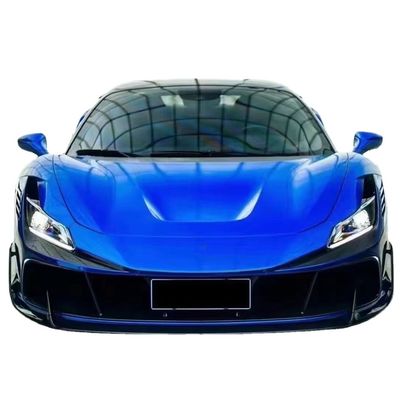 Γαλάζιο F8 Ferrari Body Kit F8 MSY Στυλ Μπροστά Μπάμπερ Λίπ Body Kit Spoiler Πλευρές φούστες