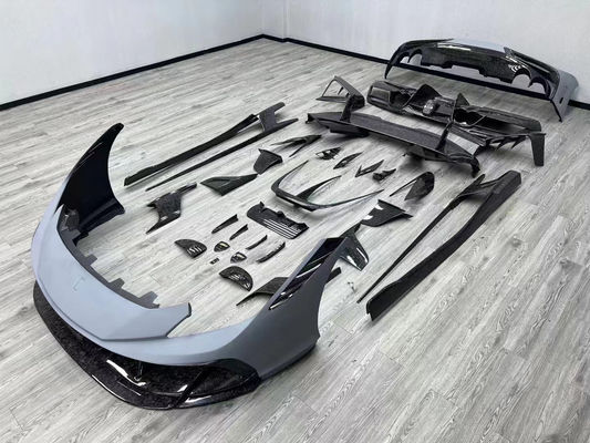 Γαλάζιο F8 Ferrari Body Kit F8 MSY Στυλ Μπροστά Μπάμπερ Λίπ Body Kit Spoiler Πλευρές φούστες
