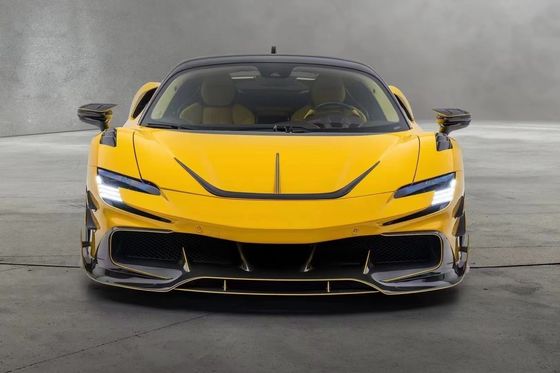 SF90 Ferrari Body Kit MSY Στυλ Ανθρακονήματα πίσω προφυλακτήρα χείλη Spoiler πλευρική φούστα