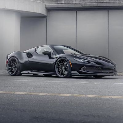 OEM Ferrari 296 Gtb Κουτί Σώματος Άνθρακα Fiber Σώμα FY Στυλ Πλευρική Φούστα Κουτί Σώματος