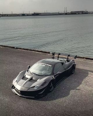 458 Ferrari Body Kit LB Style Μπροστά και πίσω προφυλακτήρα 2011 - 2014 Hood Spoiler για αυτοκίνητο