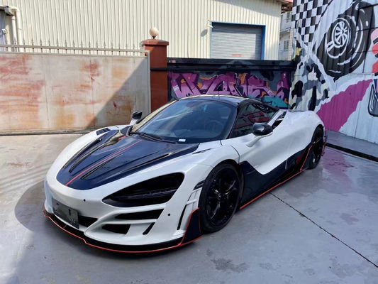 Για McLaren 720s ξηρό υλικό από ανθρακονήματα 720s αναβαθμισμένο υλικό από ανθρακονήματα με στυλ MSY μπροστινό και πίσω προφυλακτήρα σπόιλερ πλατύσωμα