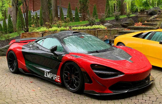 Για McLaren 720s Carbon Fiber Body Kit 720s Αναβαθμισμένο VORS Στυλ Carbon Fiber Fender Guard Kit