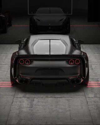 812 Ferrari Body Kit Καρβονένιο πλατύσωμα 812 ZE Style Καρβονένιο τόξο
