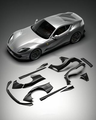 812 Ferrari Body Kit Καρβονένιο πλατύσωμα 812 ZE Style Καρβονένιο τόξο