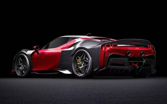 SF90 Ferrari Carbon Body Kit 2021 Widebody Kits ZE Στυλ Τροχιάς