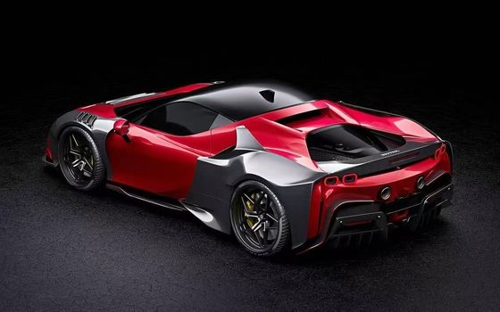 SF90 Ferrari Carbon Body Kit 2021 Widebody Kits ZE Στυλ Τροχιάς