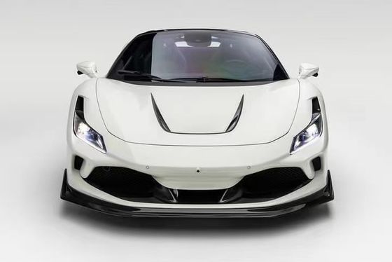 F8 Ferrari Carbon Car Body Kit VOS Style PP Carbon Fiber Lip Spoiler Κουκούπι Κουκούπι