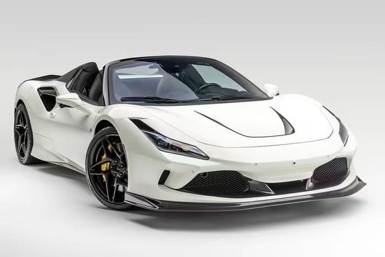 F8 Ferrari Carbon Car Body Kit VOS Style PP Carbon Fiber Lip Spoiler Κουκούπι Κουκούπι