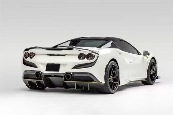 F8 Ferrari Carbon Car Body Kit VOS Style PP Carbon Fiber Lip Spoiler Κουκούπι Κουκούπι