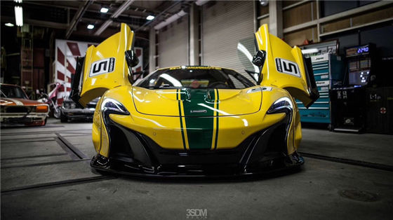 Για την McLaren 650S 625c Wide-body Kit 650S 625c Αναβαθμίζει το LB-style Front and Rear Bumper Spoiler Widebody Kit