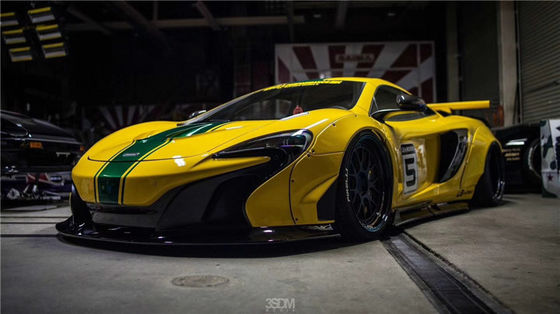 Για την McLaren 650S 625c Wide-body Kit 650S 625c Αναβαθμίζει το LB-style Front and Rear Bumper Spoiler Widebody Kit