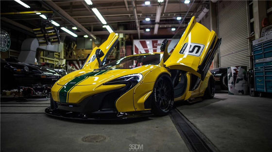 Για την McLaren 650S 625c Wide-body Kit 650S 625c Αναβαθμίζει το LB-style Front and Rear Bumper Spoiler Widebody Kit
