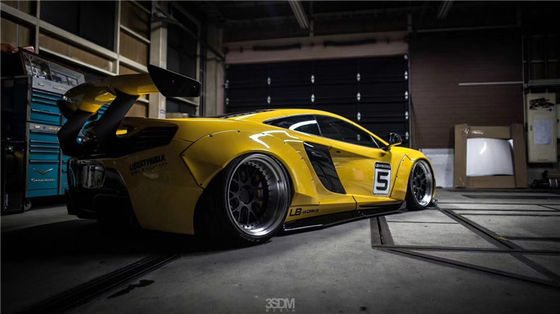 Για την McLaren 650S 625c Wide-body Kit 650S 625c Αναβαθμίζει το LB-style Front and Rear Bumper Spoiler Widebody Kit