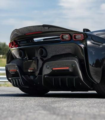 SF90 Ferrari Carbon Fiber Body Kit 1016 Στυλ Μπροστά χείλη Αεροδομή Μαύρο Σπόιλερ Φέντερ