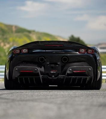 SF90 Ferrari Carbon Fiber Body Kit 1016 Στυλ Μπροστά χείλη Αεροδομή Μαύρο Σπόιλερ Φέντερ