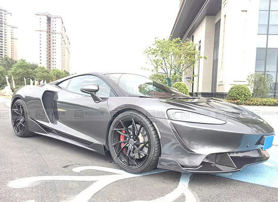 πλαστικό μαύρο McLaren GT κουτί σώματος προφυλακτήρα σπόιλερ πλευρική φούστα κάλυψη
