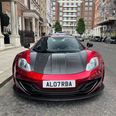 MP4 12C ΜακΛάρεν Κουτί Σώματος MSY Στυλ μπροστινό πίσω προφυλακτήρα σπόιλερ πλατύσωμα Κουτί Κόκκινο Μαύρο