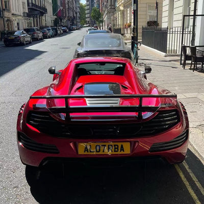 MP4 12C ΜακΛάρεν Κουτί Σώματος MSY Στυλ μπροστινό πίσω προφυλακτήρα σπόιλερ πλατύσωμα Κουτί Κόκκινο Μαύρο