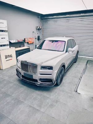 2018 - 2019 Cullinan Body Kit DW Στυλ Μπροστά χείλη Diffuser Spoiler Widebody Kit