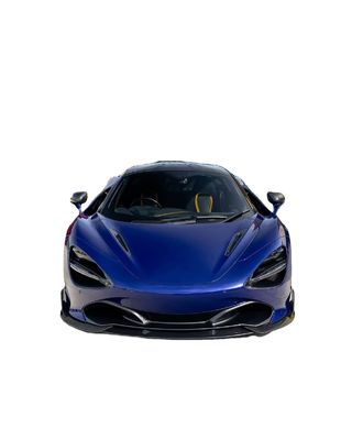 Μπλε 720s Wide Body Kit McLaren Carbon Fiber Μπροστά χείλη διάχυσης