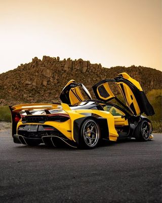 720s ΜακΛάρεν κουτί σώματος άνθρακα ίνες Widebody ZE στυλ μπροστινό και πίσω προφυλακτήρα